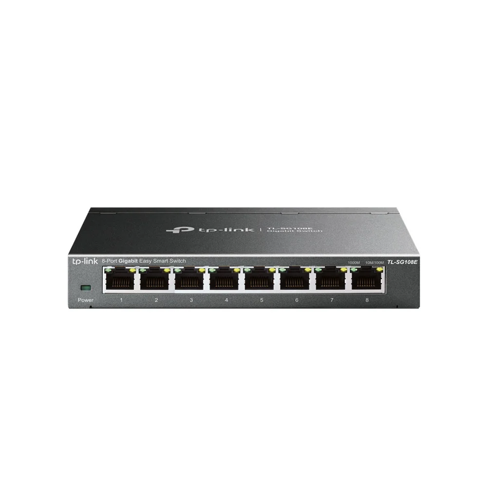 Switch cu 8 porturi TP-Link TL-SG108E, 4000 MAC, 16 Gbps