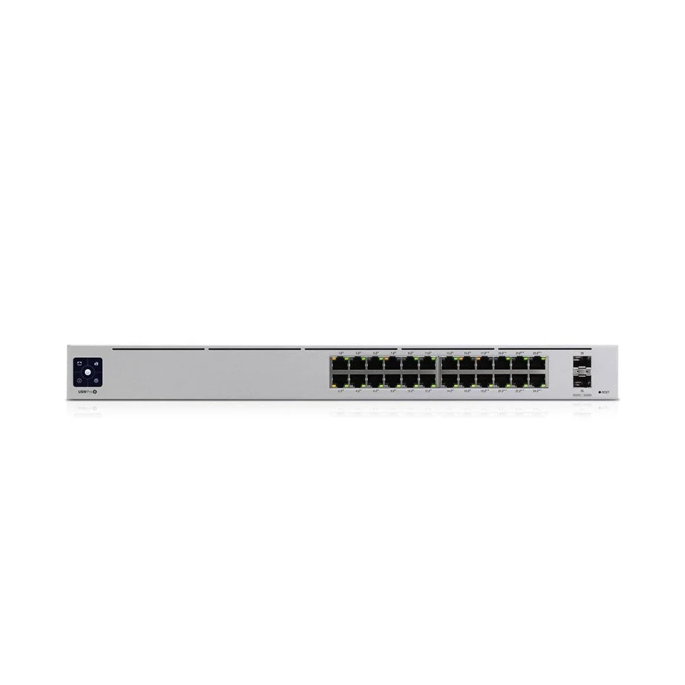 Switch rackabil cu 24 porturi Ubiquiti UniFi USW-24-POE-EU, 2 porturi SFP, cu management, 95W, cu management