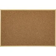 Tabla de pluta, Noki, rama lemn, 90x120 cm, prindere pe perete