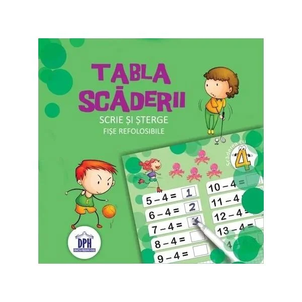 Tabla scăderii cu carioca - Paperback brosat - *** - Didactica Publishing House