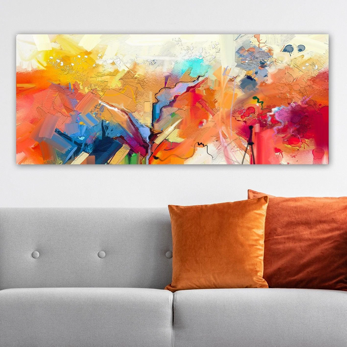 Tablou Canvas YTY1040210842_50120, Multicolor, 120x50 cm
