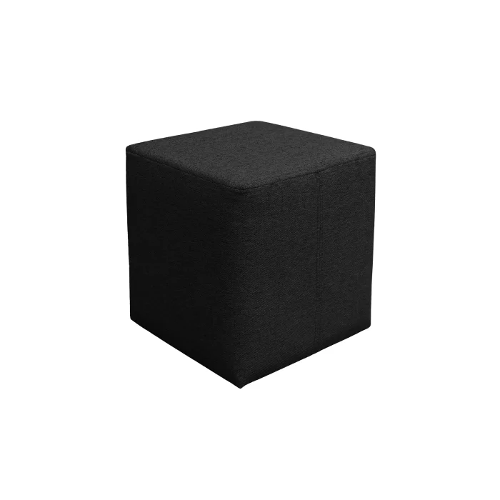 Taburet ROKA, negru, 35x35x38 cm