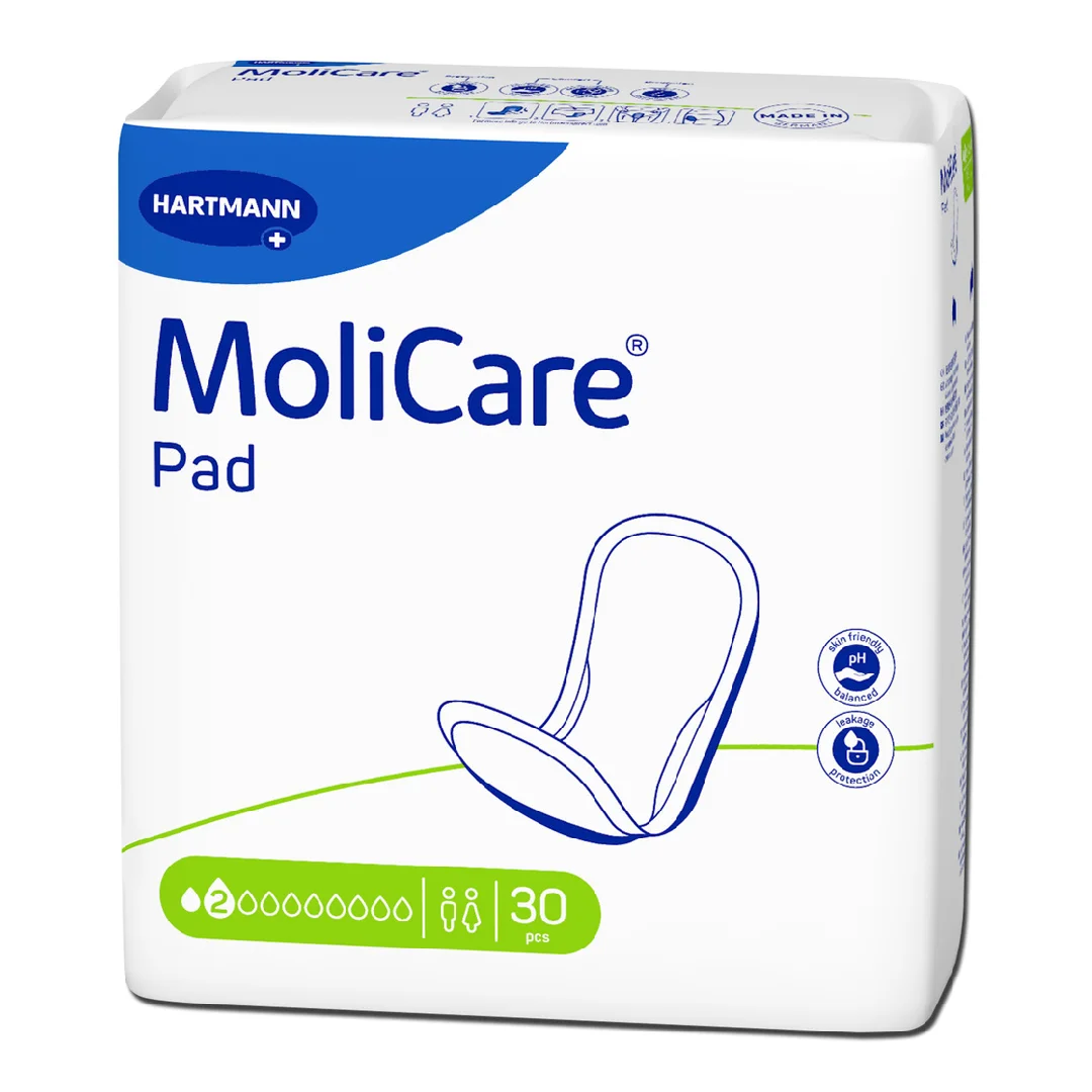 Tampoane MoliCare Pad, 2 picaturi, 30 bucati, HartMann