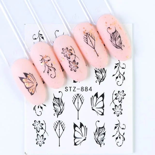 Tatuaj decor unghii STZ-884 - STZ884 - Everin.ro