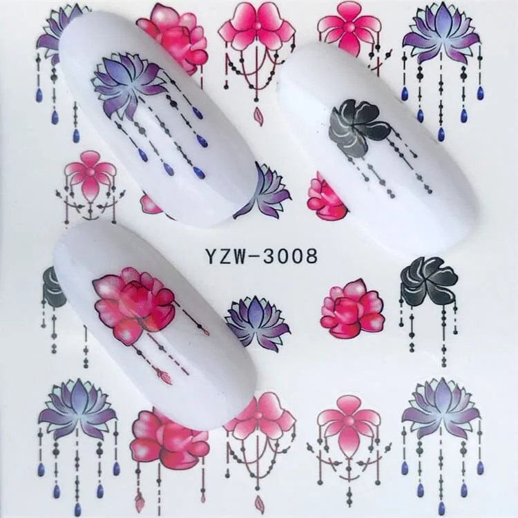 Tatuaj decor unghii YZW-3008 - YZW-3008 - Everin.ro