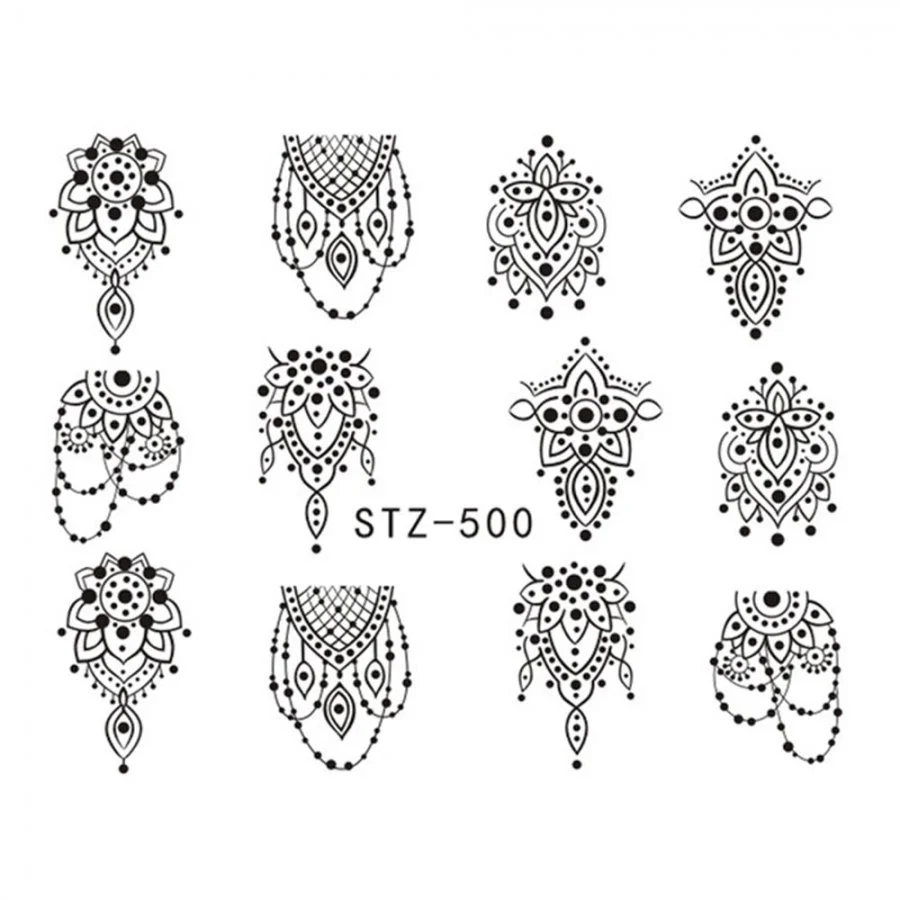 Tatuaj decor unghii YZW-3017 - YZW-3017 - Everin.ro