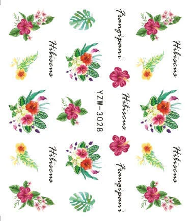 Tatuaj decor unghii YZW-3028 - YZW-3028 - Everin.ro