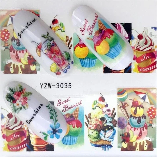 Tatuaj decor unghii YZW-3035 - YZW-3035 - Everin.ro