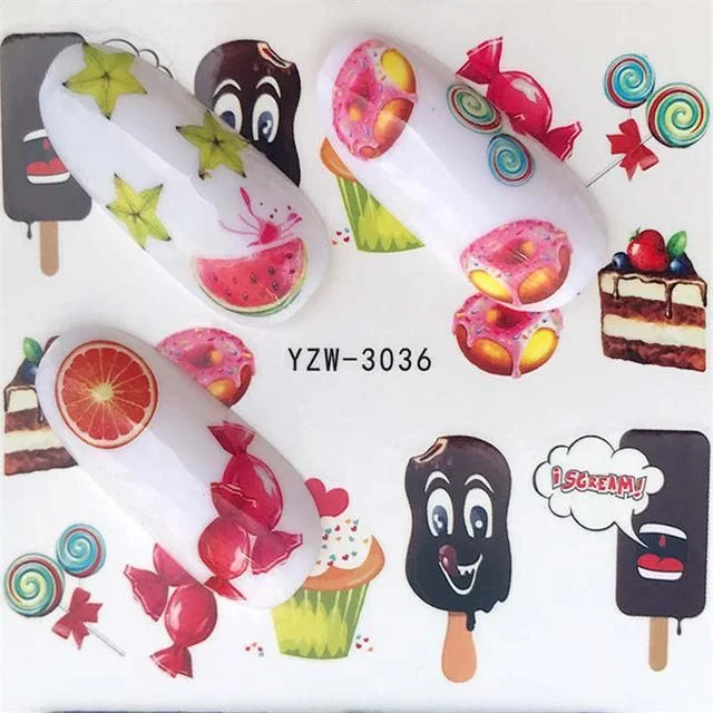 Tatuaj decor unghii YZW-3036 - YZW-3036 - Everin.ro