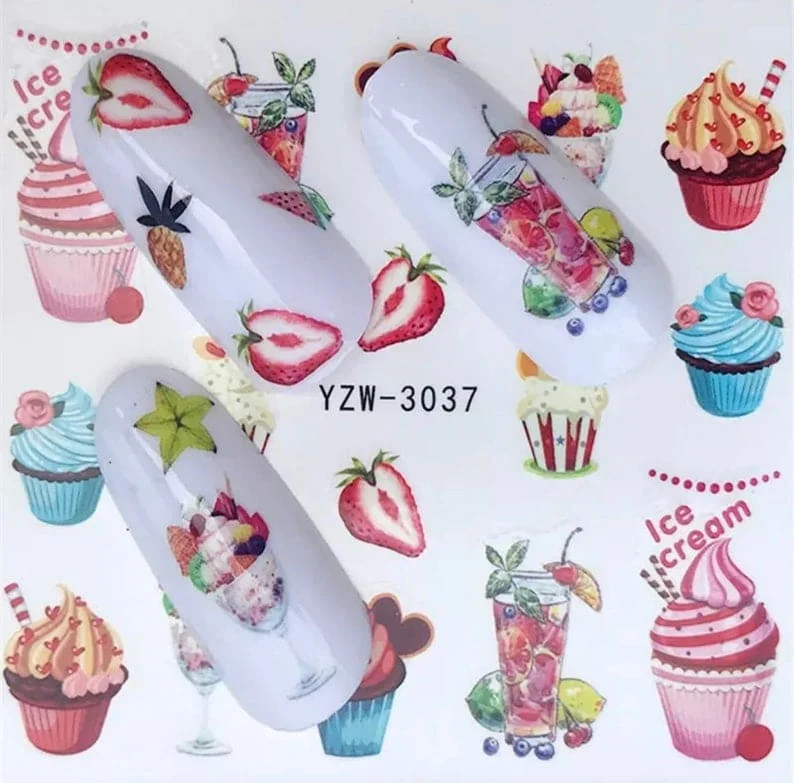 Tatuaj decor unghii YZW-3037 - YZW-3037 - Everin.ro