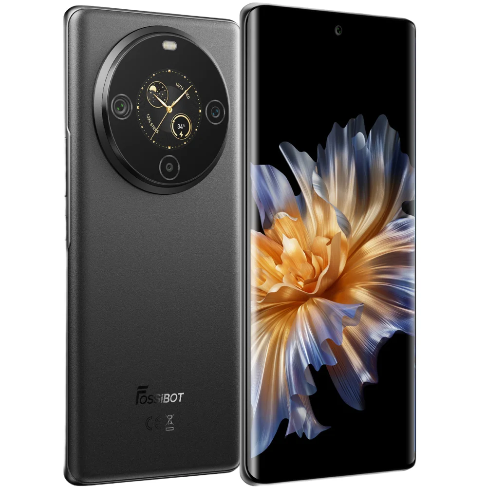 Telefon Fossibot S3 Pro 4G 6.67  AMOLED Curved 5000mAh NFC Android 14 Black