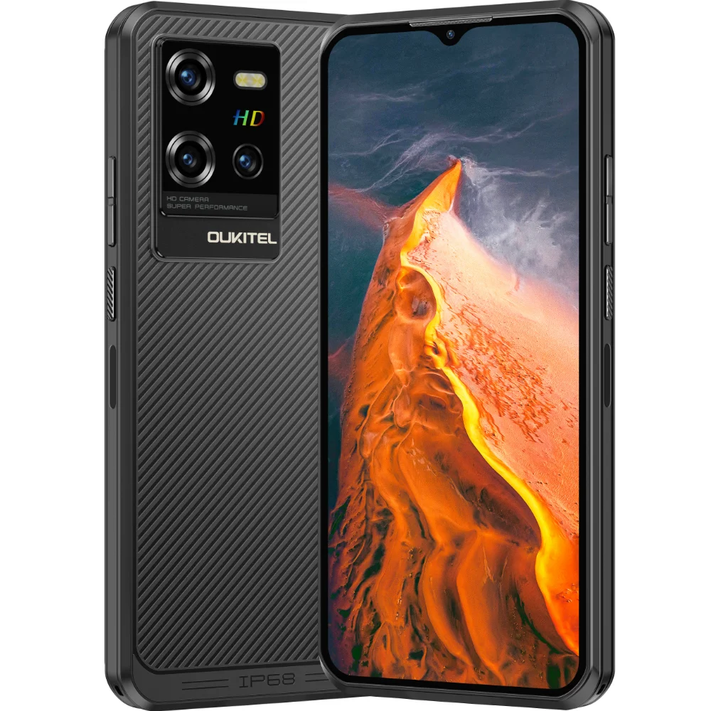 Telefon Oukitel WP50, 5G, Octa-Core Dimensity 6100+, 6.6  HD+, 16GB RAM, 256GB, NFC, IP69 IP69K, Android 14, Black