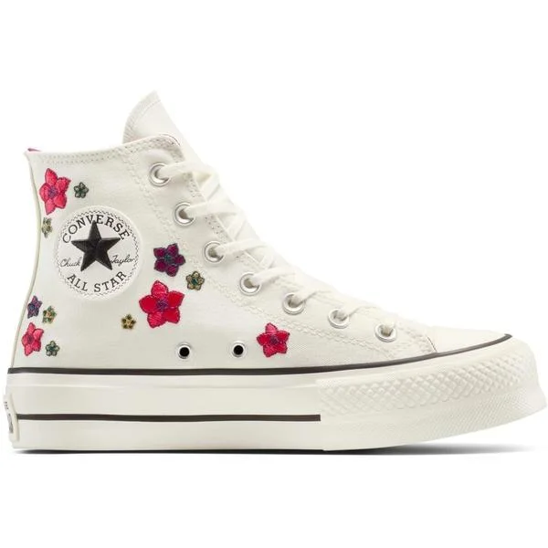 Tenisi unisex Converse Chuck Taylor All Star Lift Platform Flowers A15463C, 37, Bej