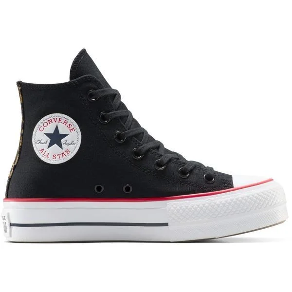 Tenisi unisex Converse Chuck Taylor All Star Lift Platform Leopard A14533C, 36, Negru