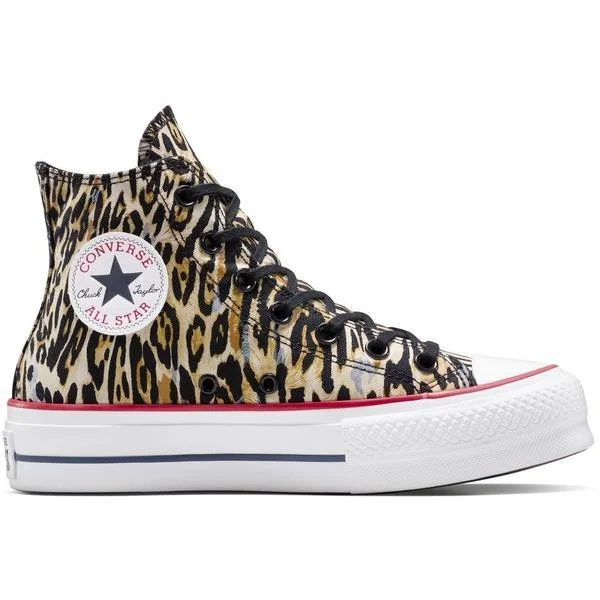 Tenisi unisex Converse Chuck Taylor All Star Lift Platform Leopard A15462C, 38, Maro
