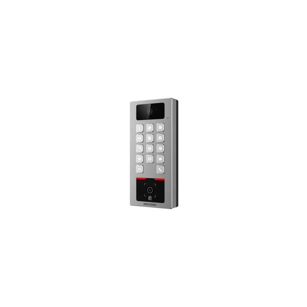 Terminal control acces Hikvision Pro Series DS-K1T502DBWX-CQR, 2 MP, Wiegand, WiFi, suporta bluetooth, aplicatie mobila, acces prin PIN/Cod/QR/Card, 1x RJ45