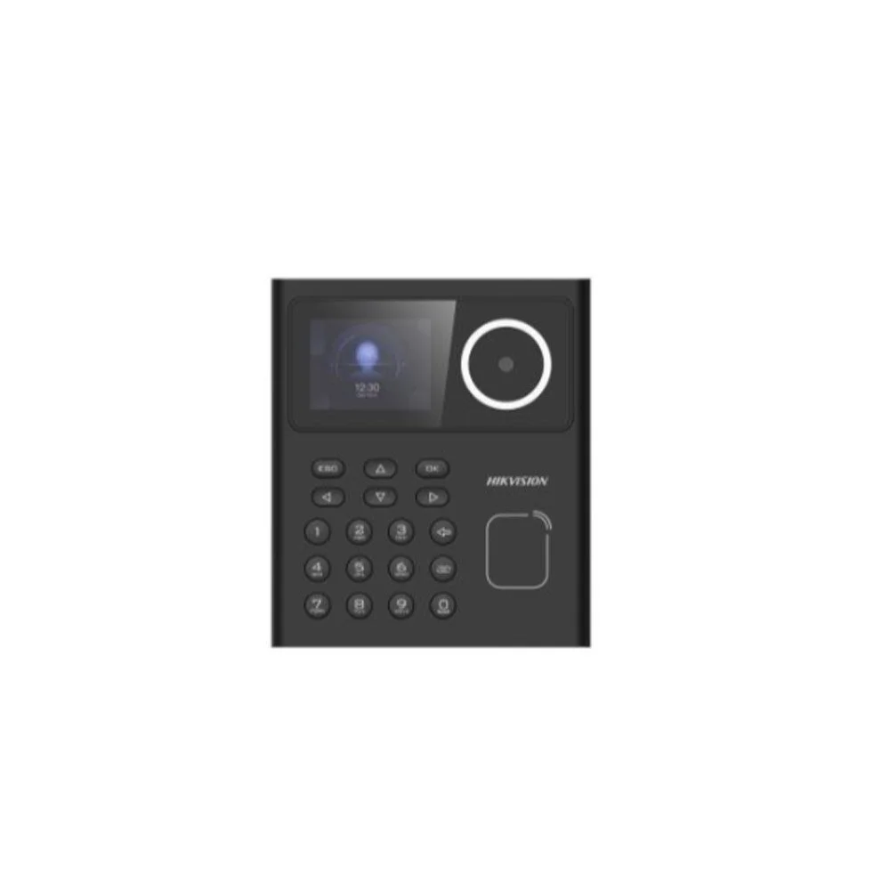 Terminal de control acces cu recunoastere faciala Hikvision DS-K1T320MWX, 2 MP, PIN, Card, Mifare, WiFi, 2.4 GHz, 500 fete, 100000 evenimente