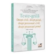 Teste-grila. Drept civil, drept penal, drept procesual civil, drept procesual penal - Alexandru Cordos