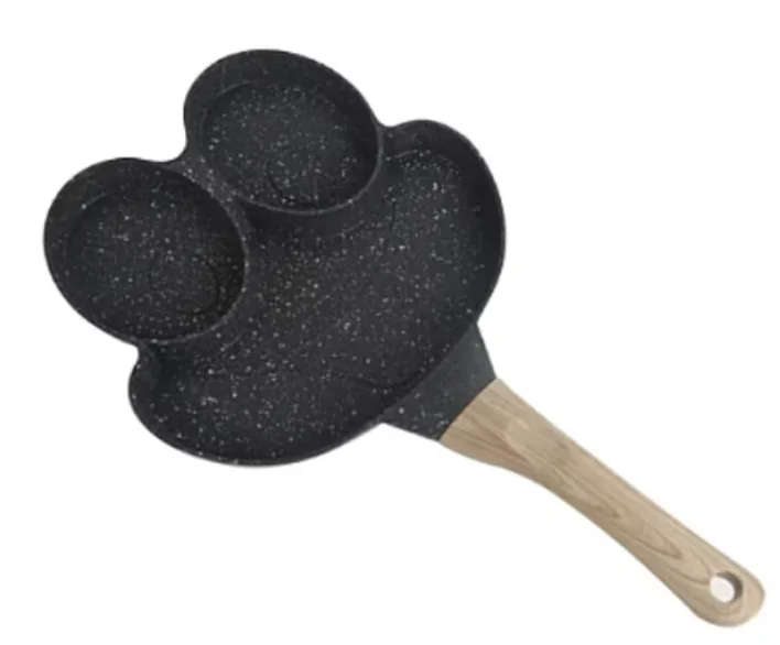 Tigaie antiaderenta cu 3 compartimente forma de broscuta