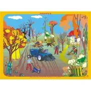 Toamna. Activitatea oamenilor in livada - Lavinia Lala