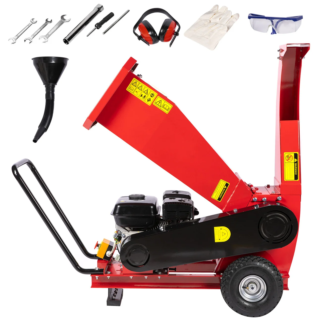 Tocator Crengi si Resturi Vegetale, 6.5CP, Ø76mm, cu pornire manuala, Micul Fermier GF-1014