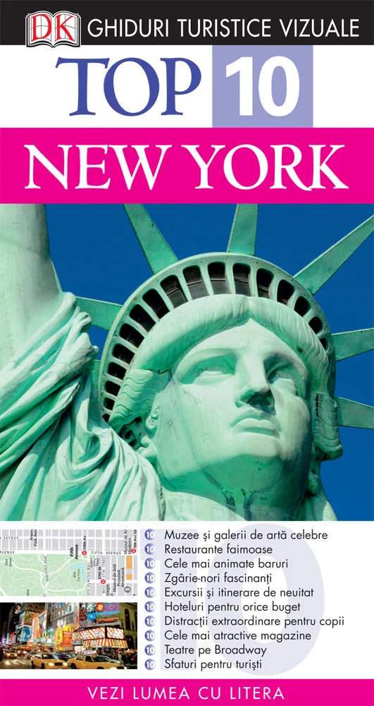 Top 10. New York. Ghiduri turistice vizuale