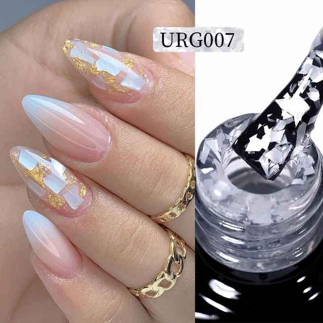 Top Coat Gold Diamond FSM 001- Paiete Argintii - GD-001 - Everin.ro