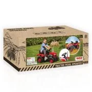 Tractor cu pedale, rosu, 53x83x45 cm