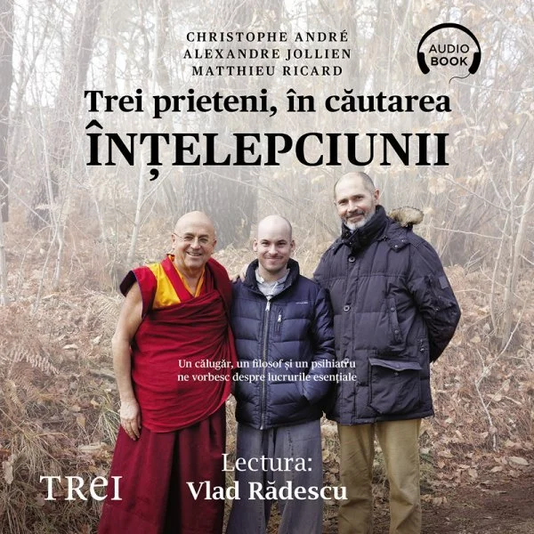 Trei prieteni, în căutarea înţelepciunii. Un călugăr, un filosof şi un psihiatru ne vorbesc despre lucrurile esenţiale - Audiobook