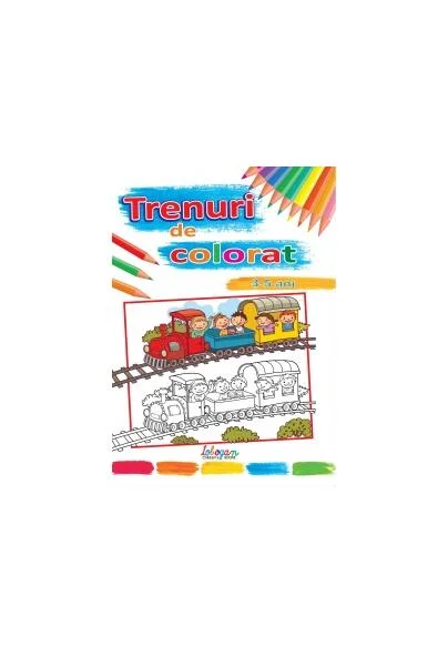 Trenuri de colorat (3-5 ani) - Paperback - *** - Erc Press