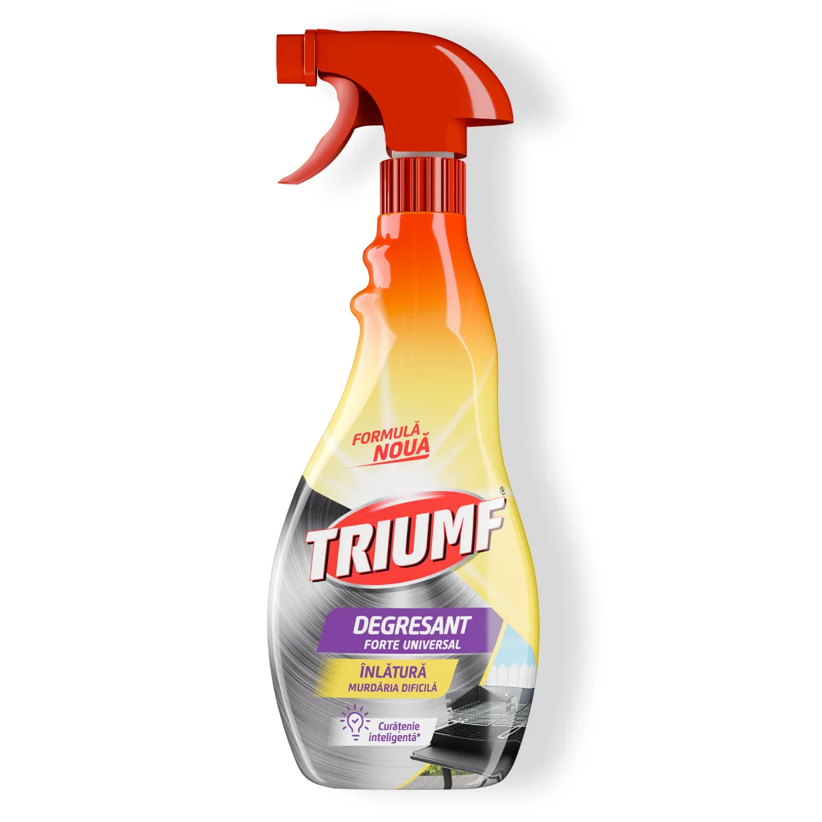 Triumf Degresant Forte Universal, Curăță Rapid, Crom, Inox și Sticlă, Parfum De Lămie, 500 Ml