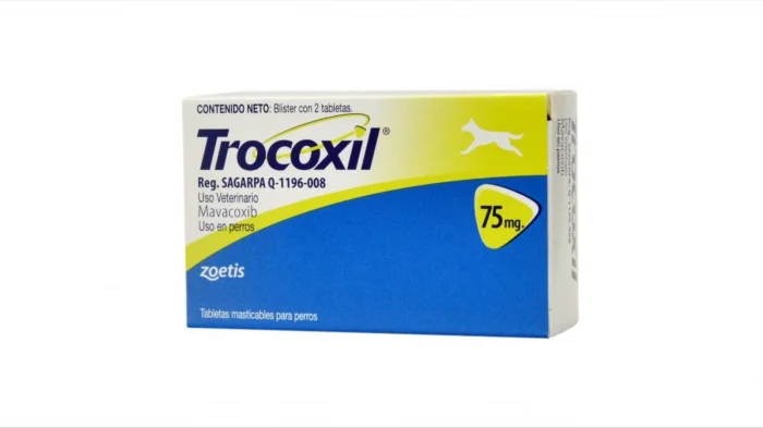 Trocoxil 75 mg, 2 tablete masticabile