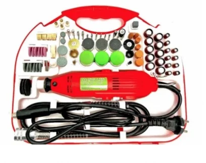 Trusa minifreza tip biax 117 piese 500W Craft-tec MX605