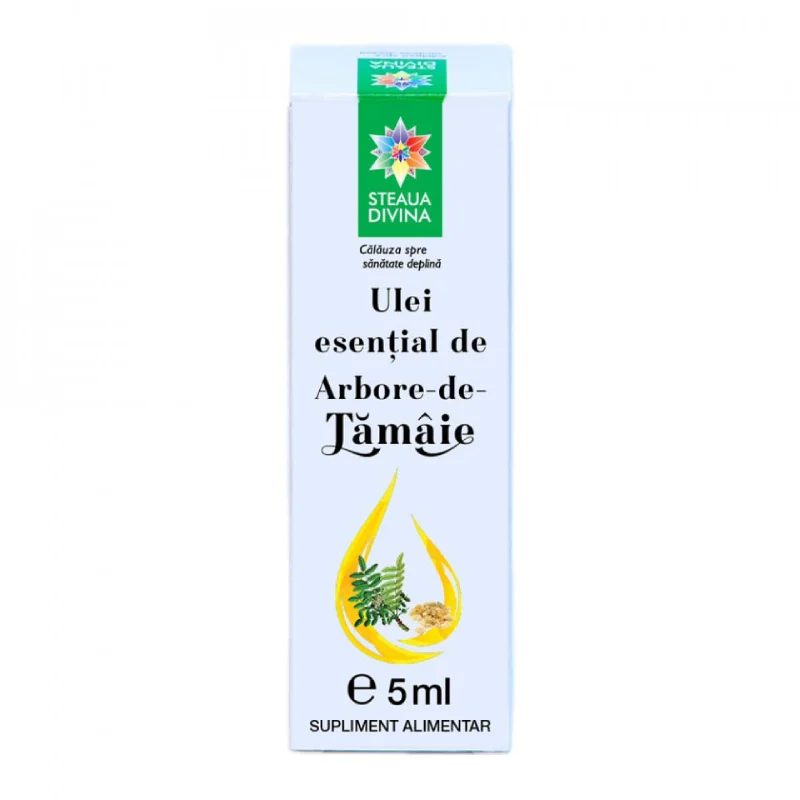 Ulei esential de arbore de tamaie, 5ml, Steaua Divina