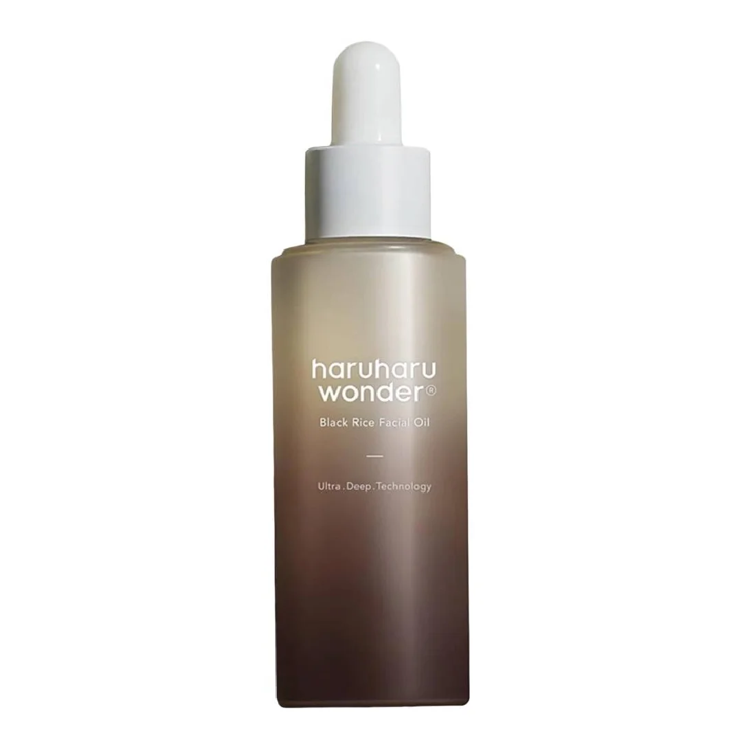 Ulei facial cu orez negru, 30 ml, Haruharu