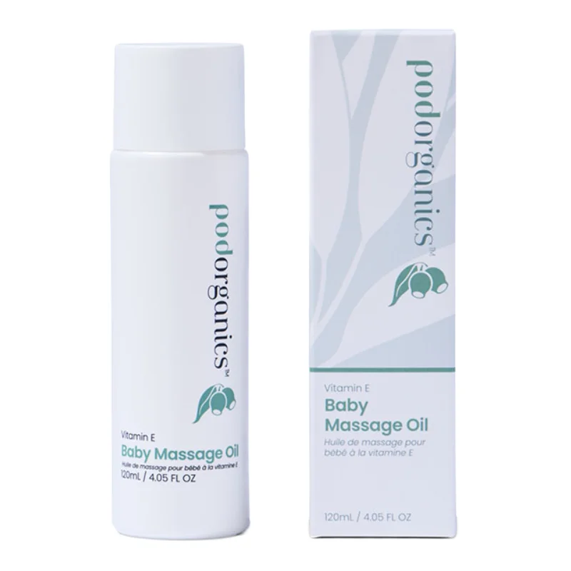 Ulei masaj organic bebe, 120ml, Pod Organics
