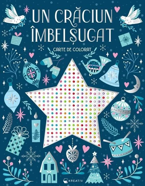 Un Crăciun îmbelșugat – 1000 ștrasuri autocolante - Paperback brosat - Kreativ