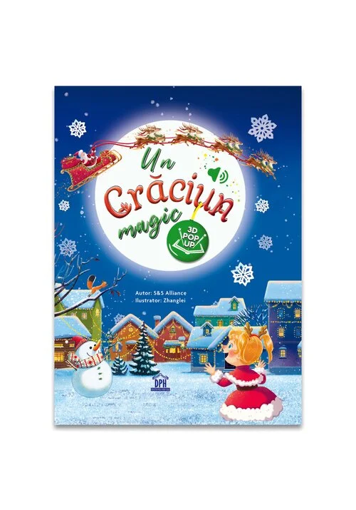 Un Craciun Magic - Carte muzicala + Ilustratii pop-up