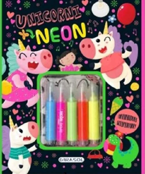 Unicorni neon - Hardcover - *** - Girasol
