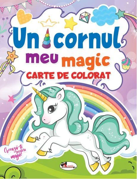 Unicornul meu magic. Carte de colorat - Paperback brosat - Dreamland Publications - Aramis