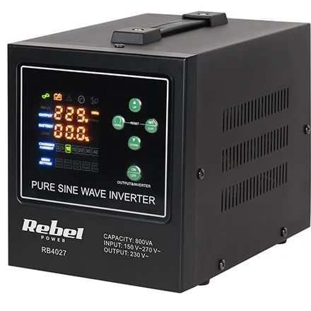 Ups Centrale Termice Sinus Pur 800VA 500W 12V REBEL RB-4027