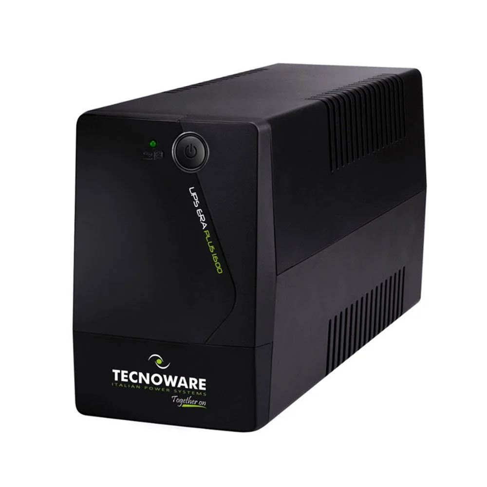 UPS cu 2 prize Tecnoware ERA PLUS FGCERAPL1602SCH, 1600 VA, 1120 W, AVR, cu management