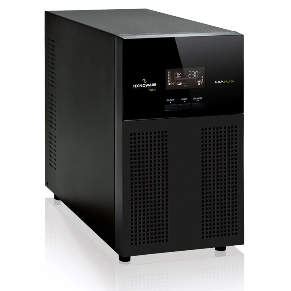 UPS cu 9 prize IEC Tecnoware EXA PLUS FGCEXAPL4502IEC, 4500 VA, 3150 W, AVR, display LCD, cu management