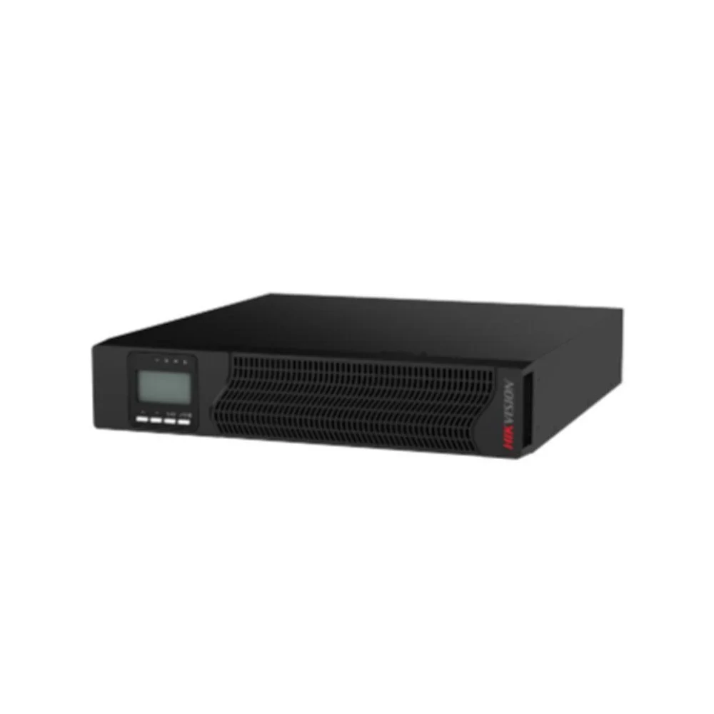 UPS online Hikvision DS-UPS06K-R-TJL, 6000VA / 6000W, conversie dubla, 12 A, afisaj LCD, PFC activ, protectii multiple