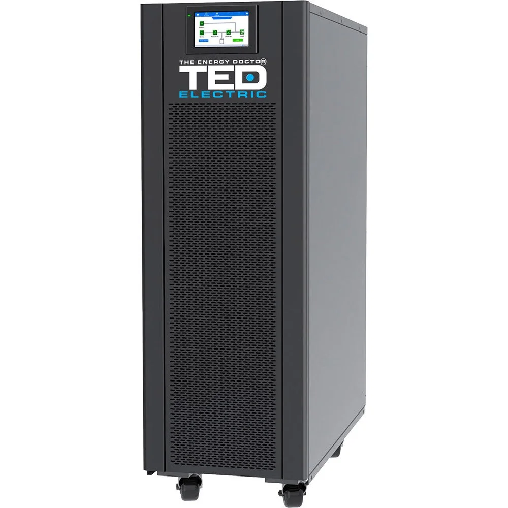 UPS Online industrial trifazat TED TED004260, 30 kW, 30 kVA, 400 VAC, cu management