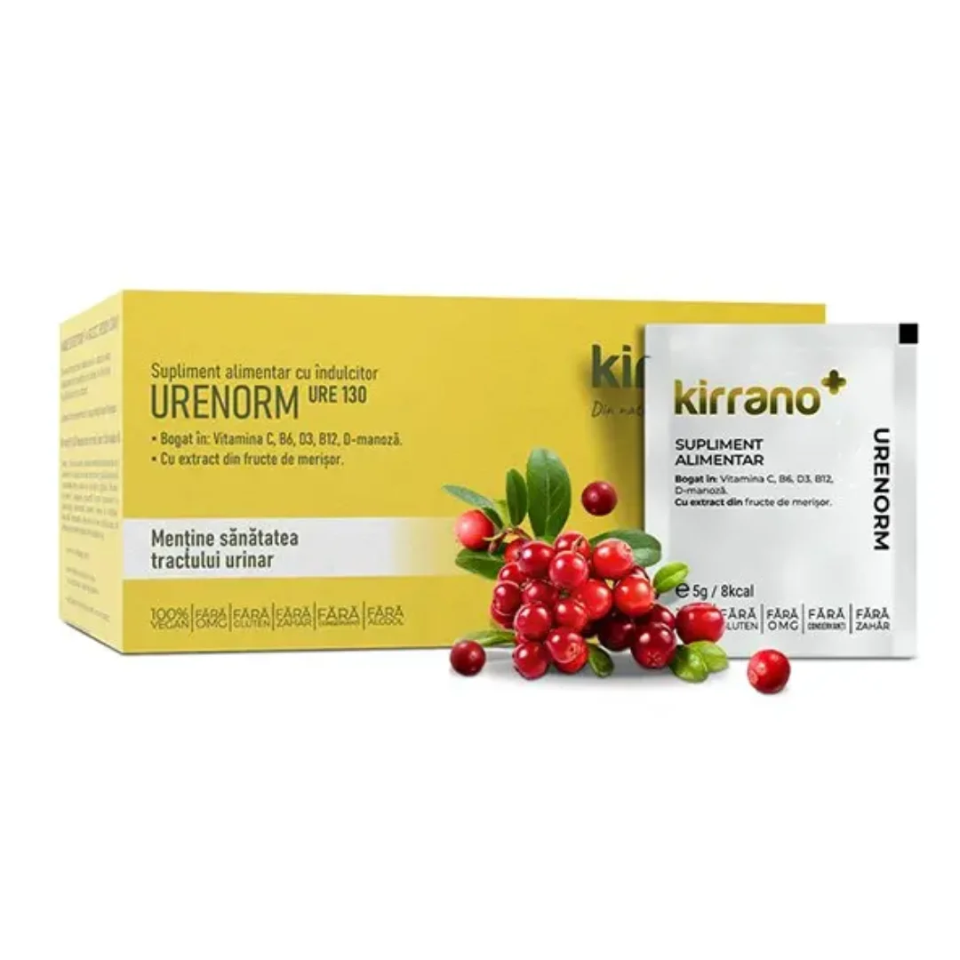 UreNorm URE130, 30 plicuri*5g, Kirrano