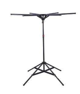 Uscator de rufe cu trepied pliabil brate rotative