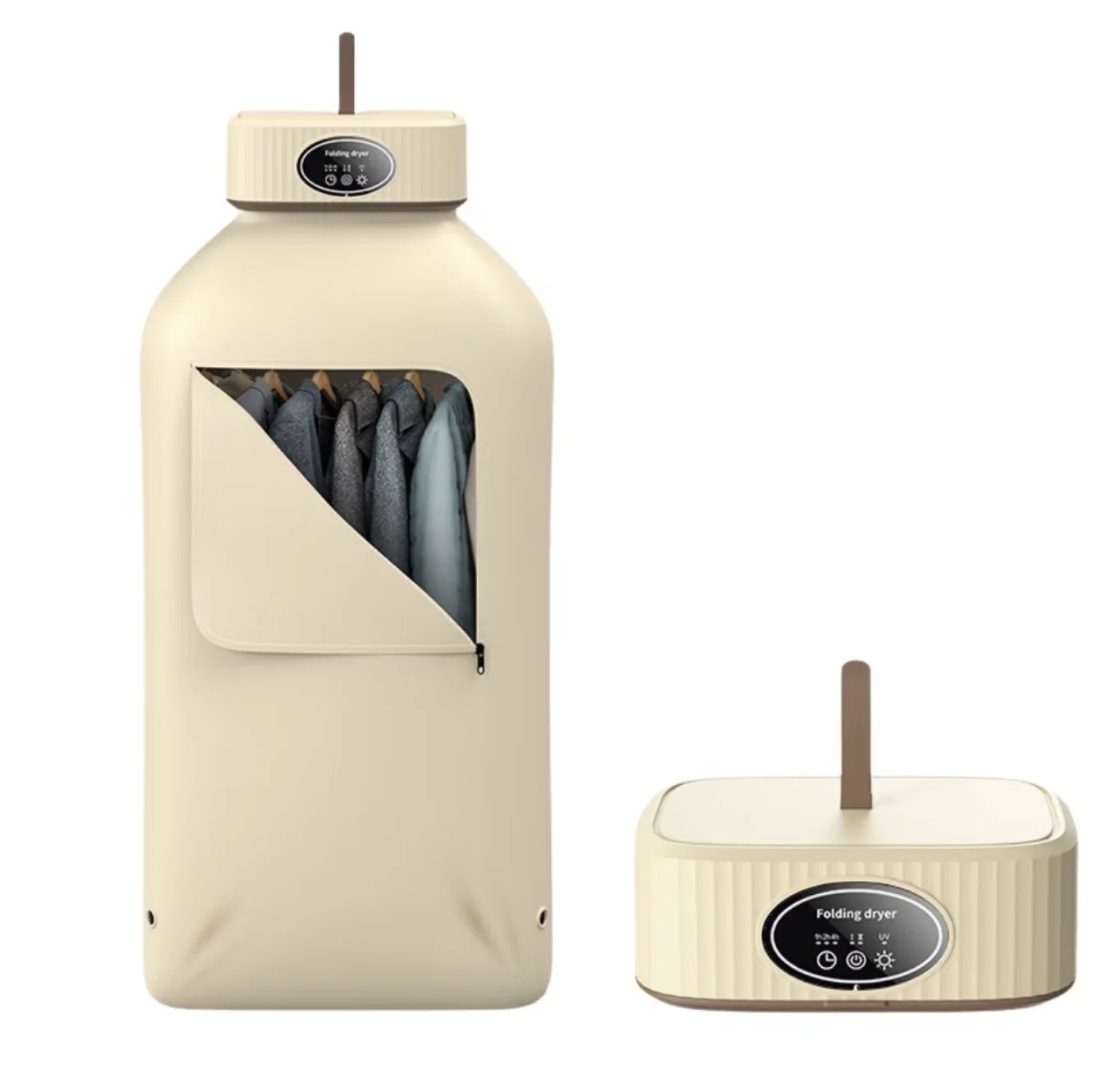 Uscator de rufe electric incorporabil 10Kg control touch screen pliabil protectie supraincalzire