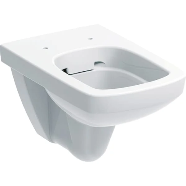 Vas WC suspendat rimless Geberit Selnova Square, alb, cu spalare verticala