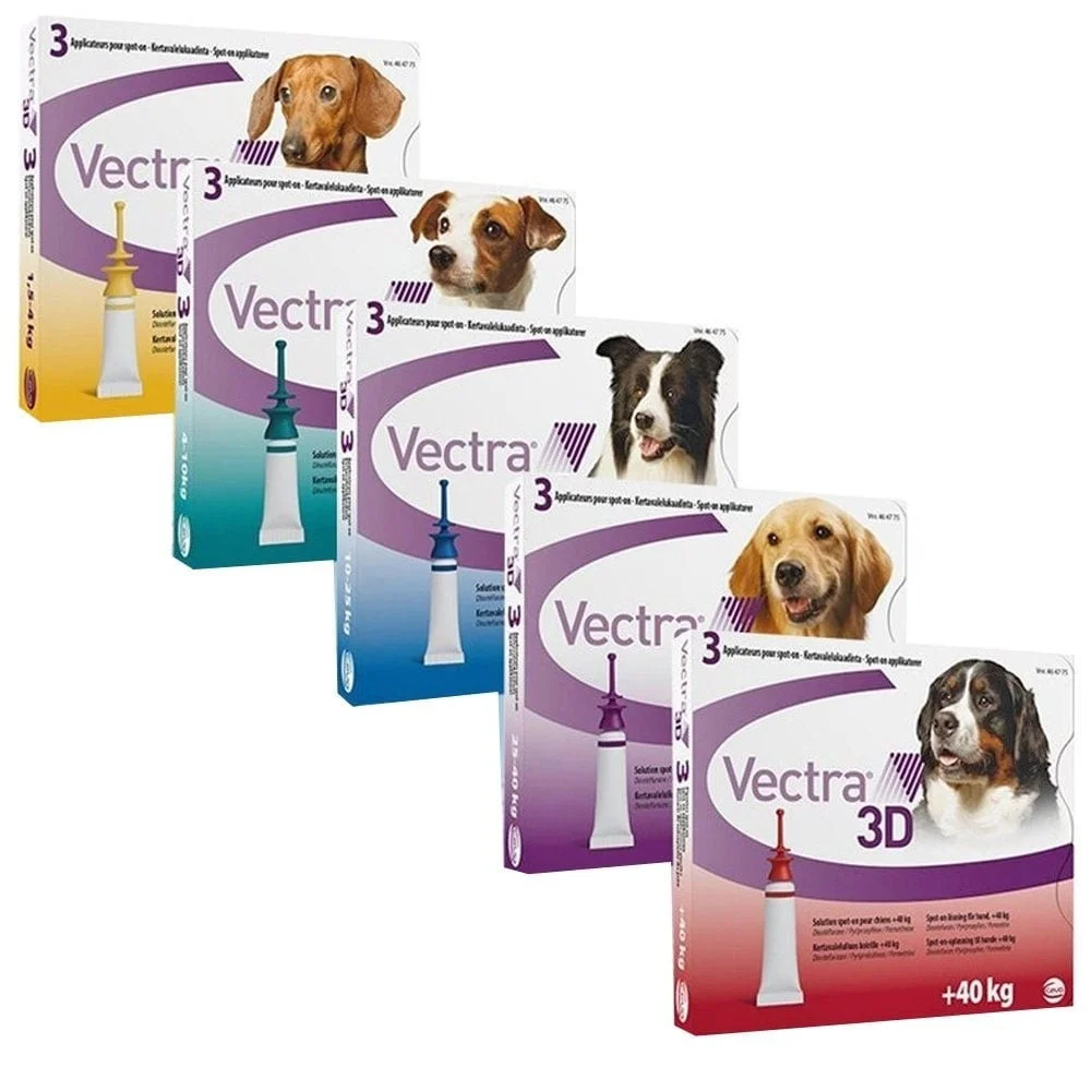 Vectra 3D Dog, 3 pipete
